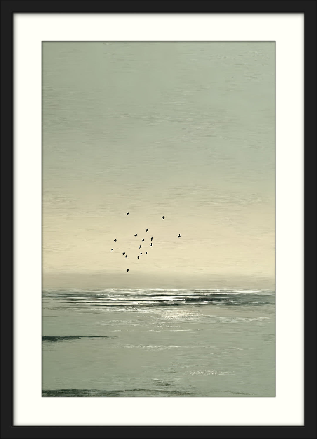 Minimalist Seascape Wall Art Prints Set of 2