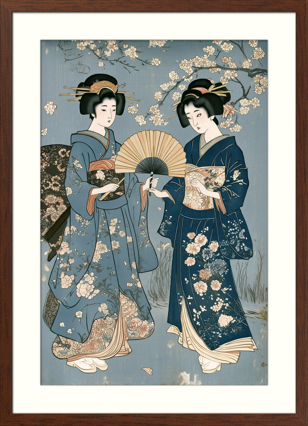 Japanese Geisha Art Print