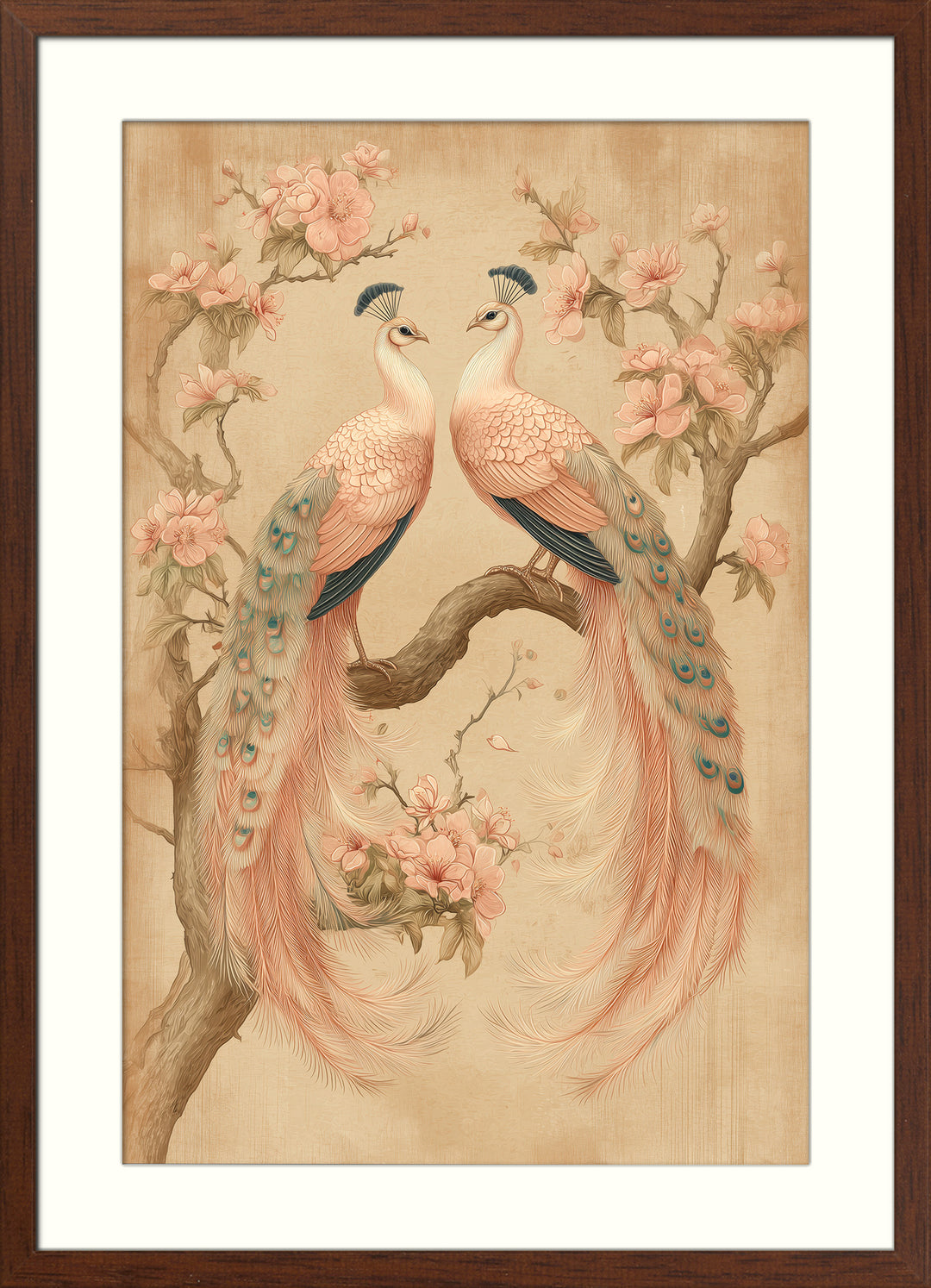 Peacock Bird Wall Art Print