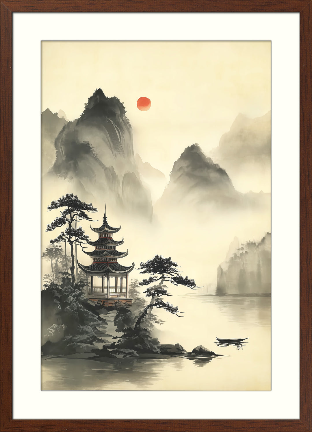 Japanese Pagoda Art Print