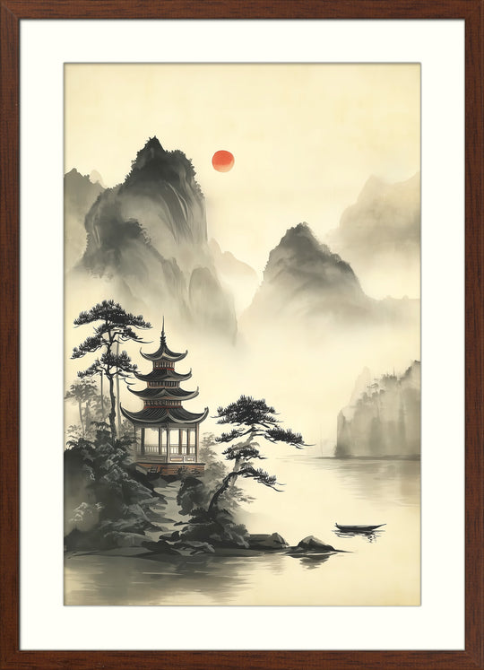 Japanese Pagoda Art Print