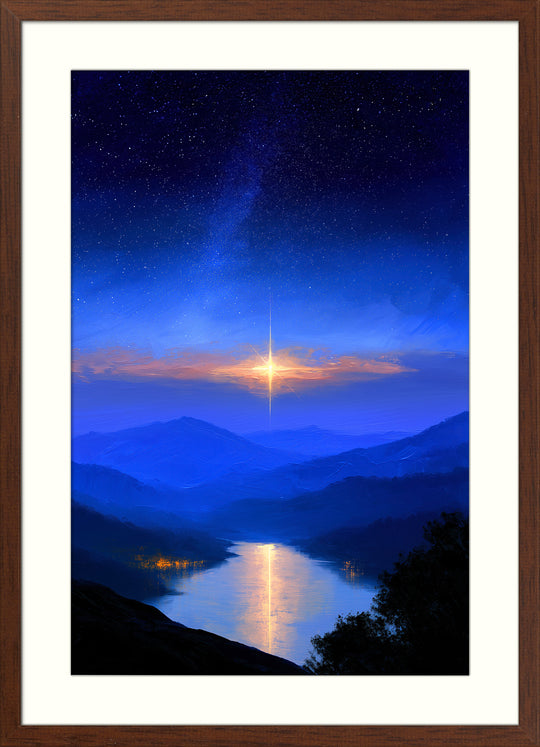 Starry Night Wall Art Print