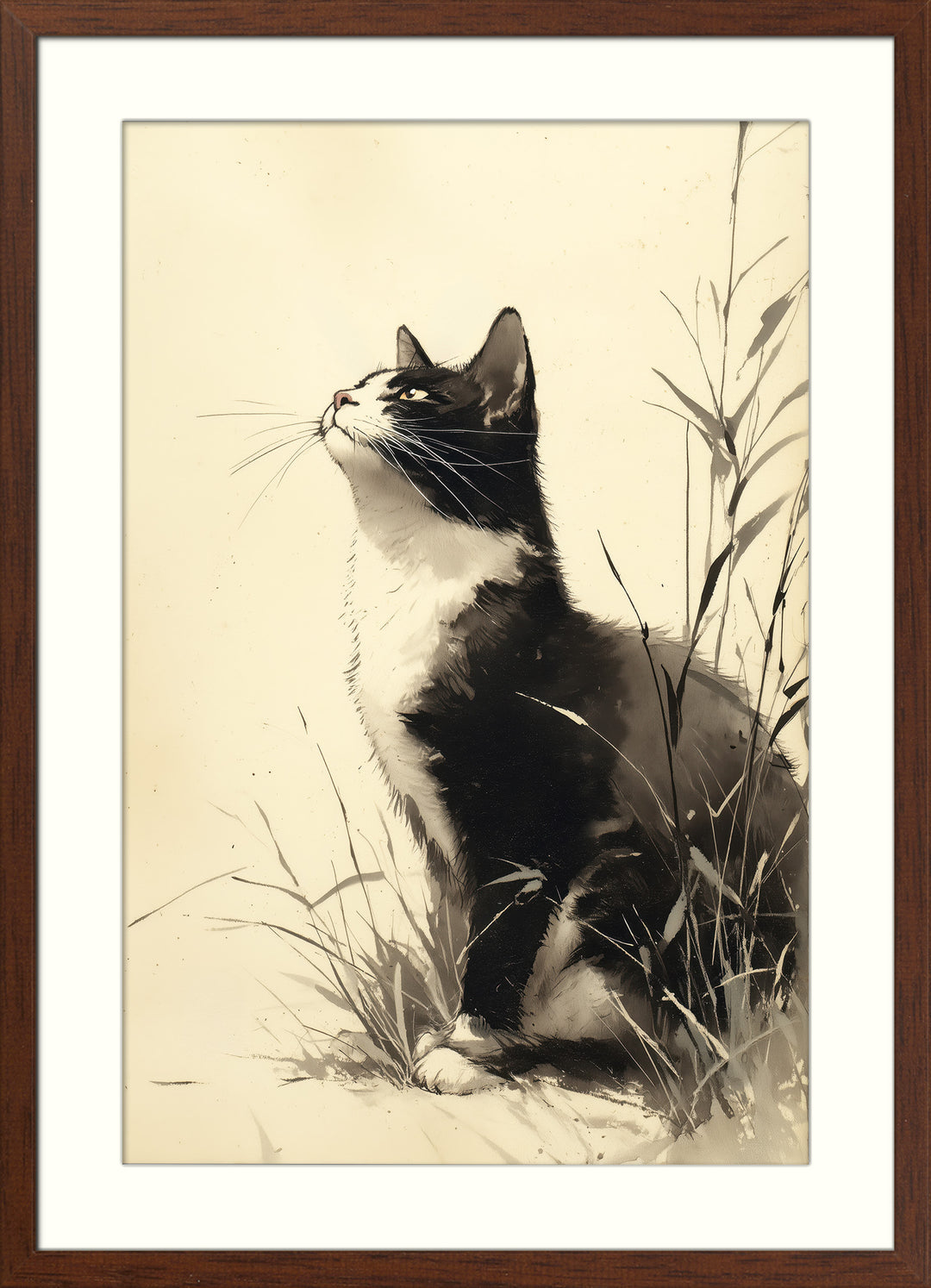 Black Cat Art Print
