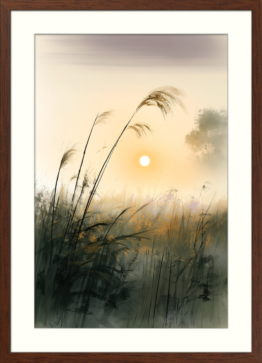 Sunset Meadow Art Print