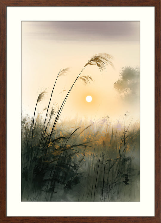 Sunset Meadow Art Print