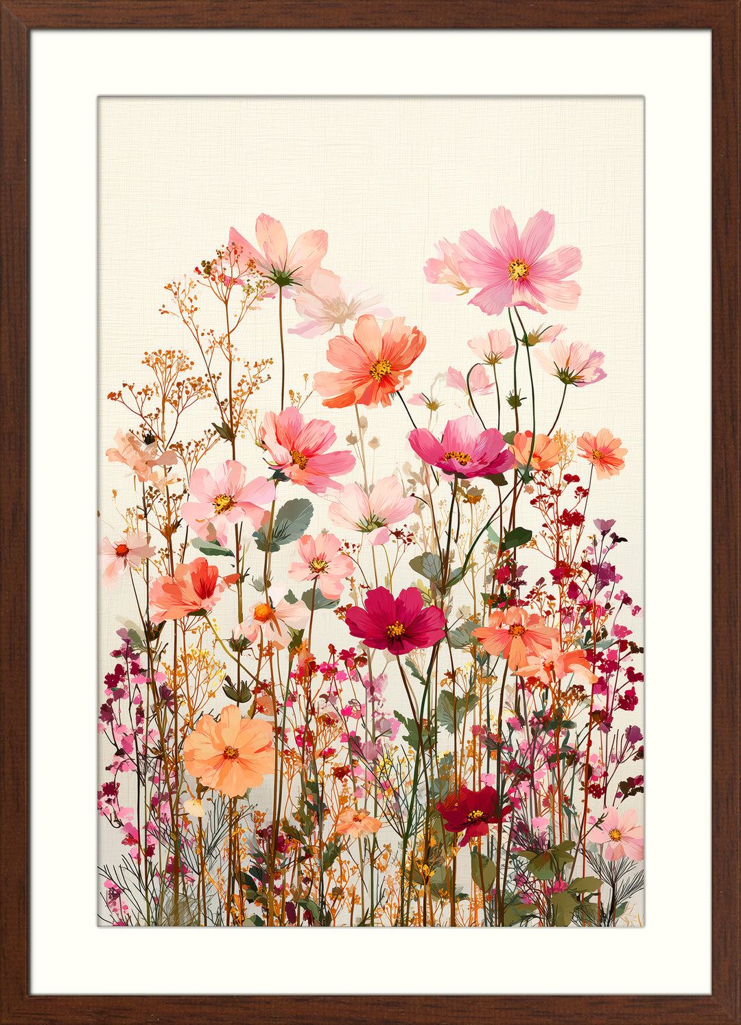 Pink Wildflower Art Print
