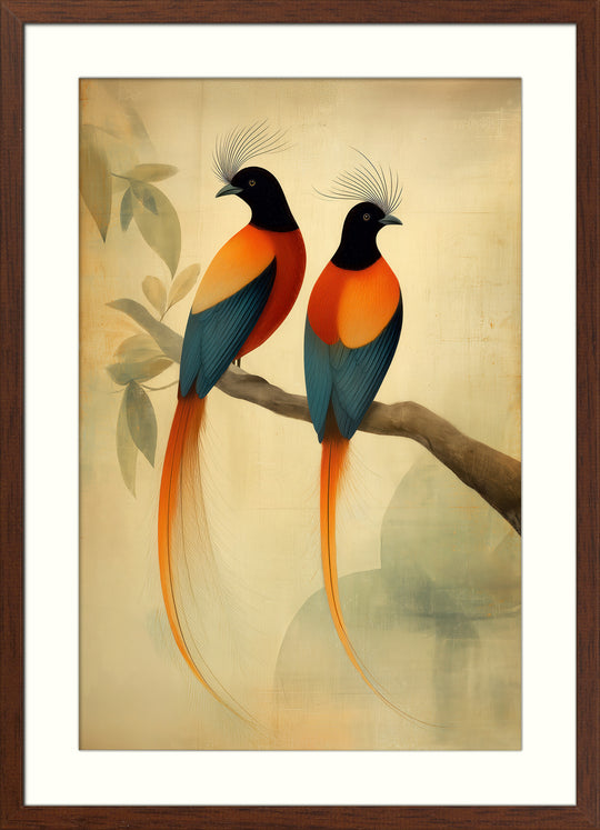Tropical Birds Wall Art Print