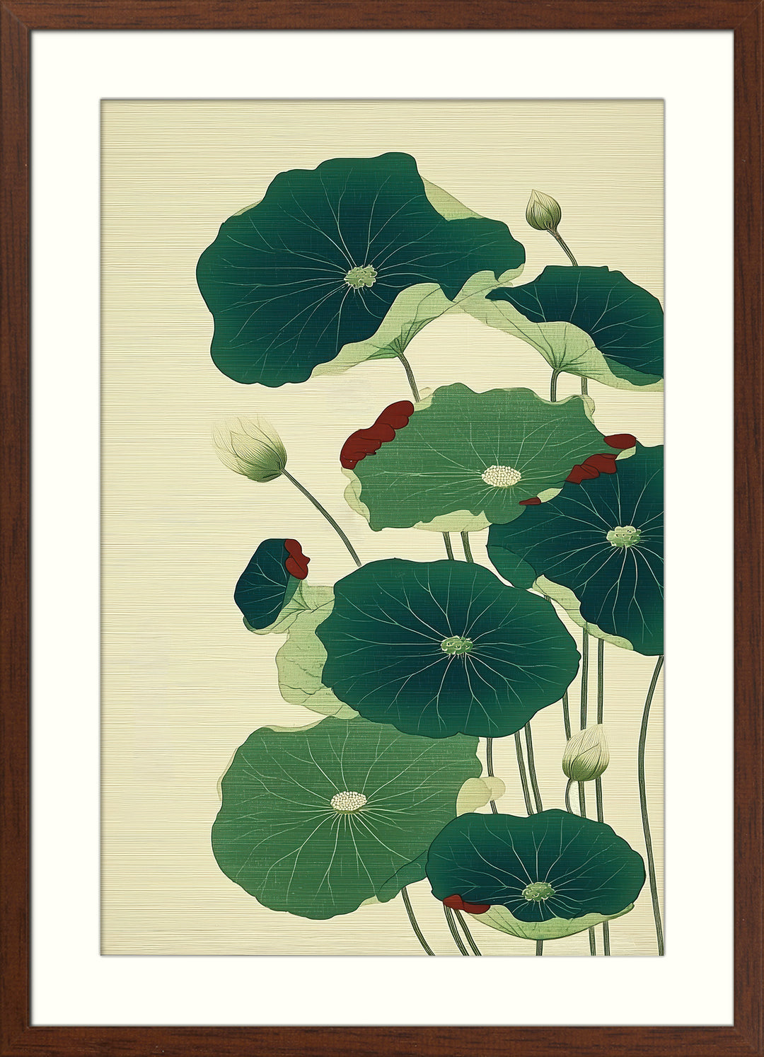 Lotus Leaf Art Print