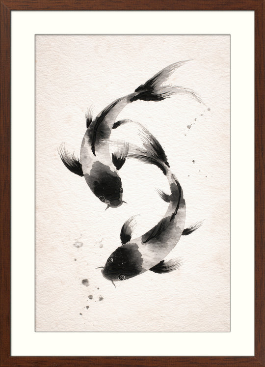 Koi Fish Wall Art Print