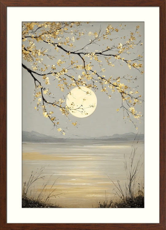 Golden Blossom Art Print