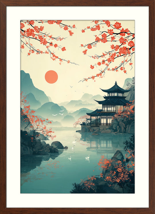 Japanese Landscape Art Print