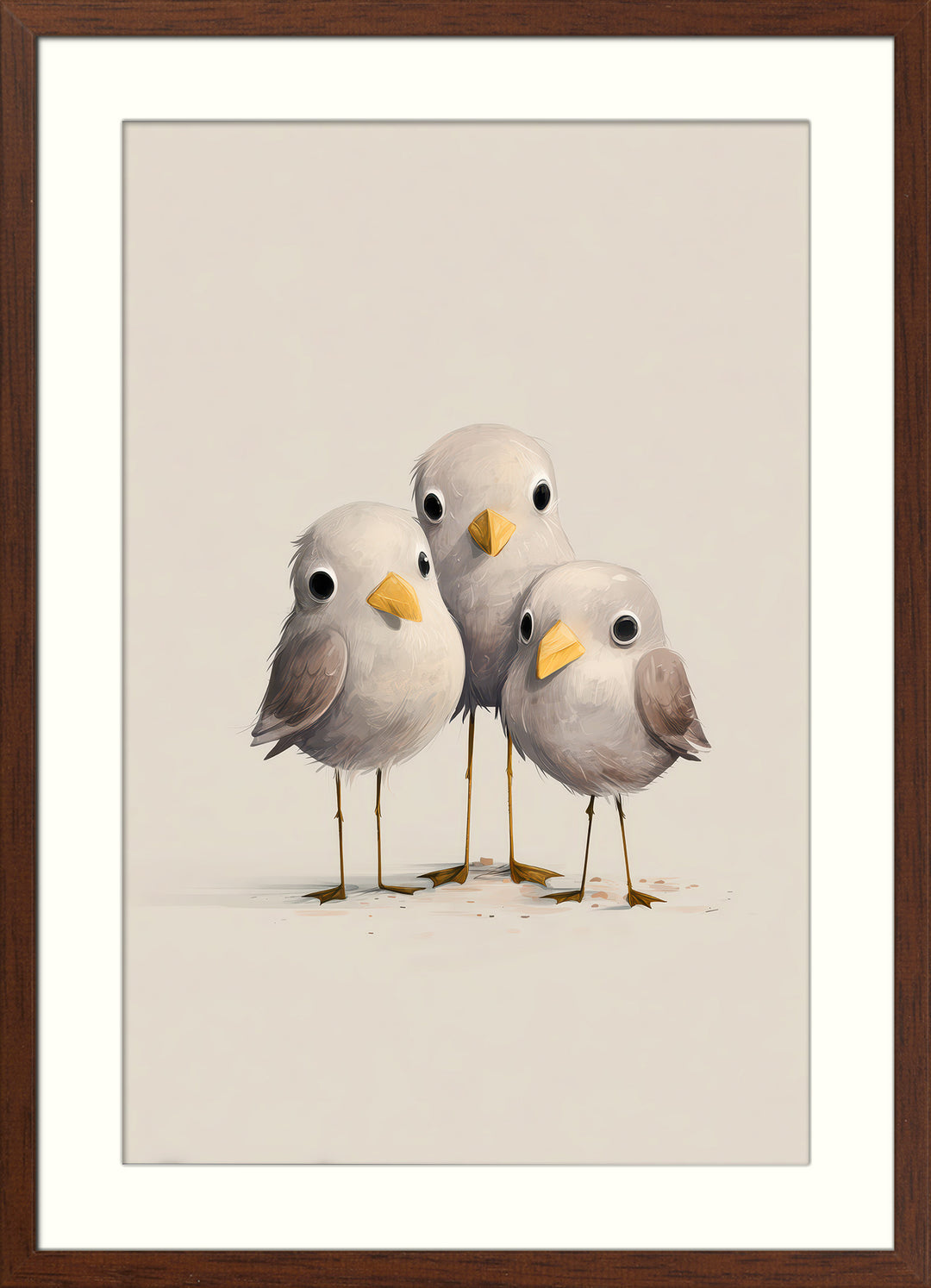 Cute Bird Wall Art Print