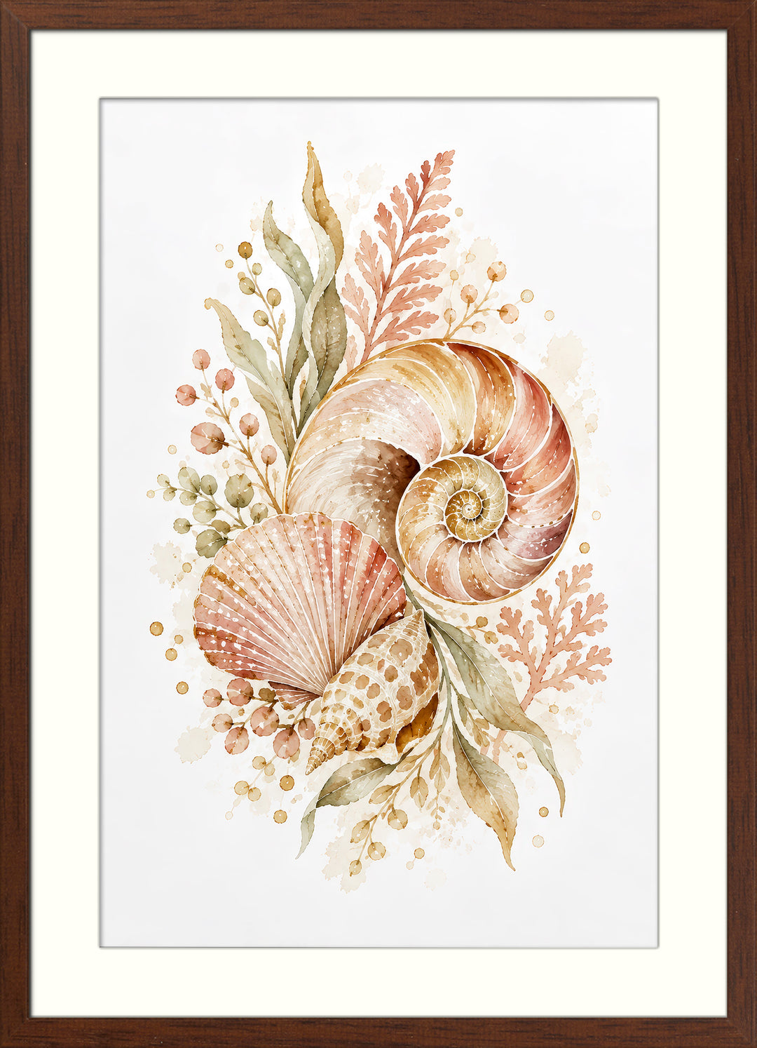 Coastal Sea Life Wall Art Prints