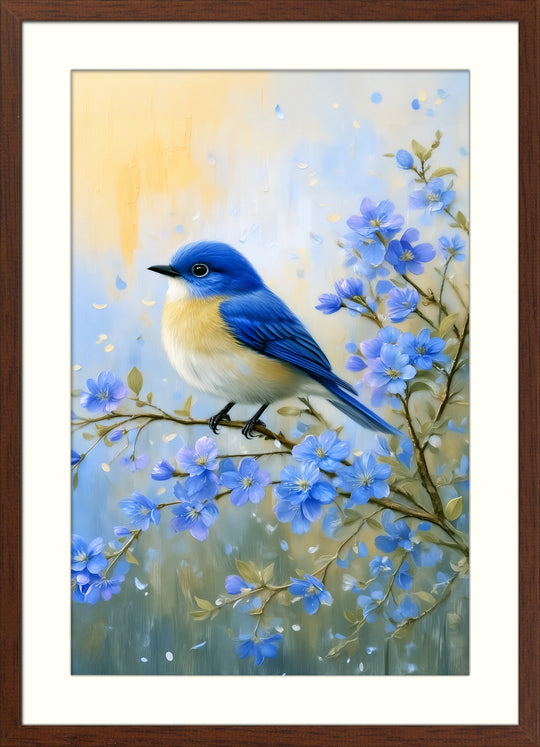 Blue Bird Art Print
