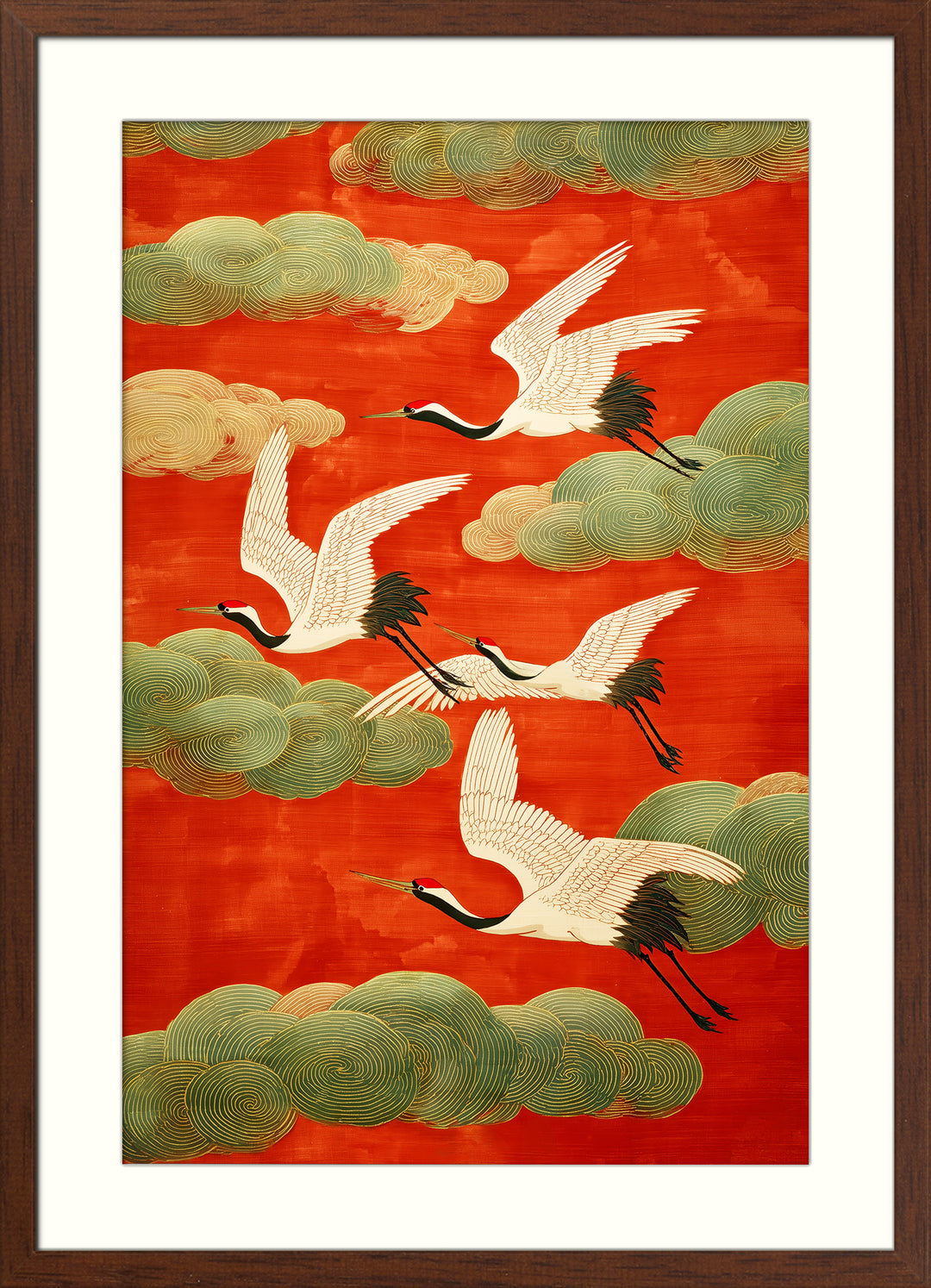 Japanese Crane Art Print