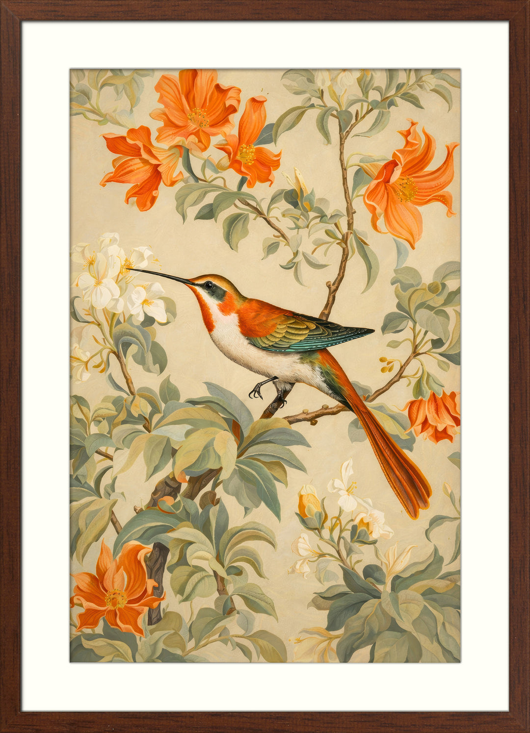 Hummingbird Wall Art Prints Set of 2