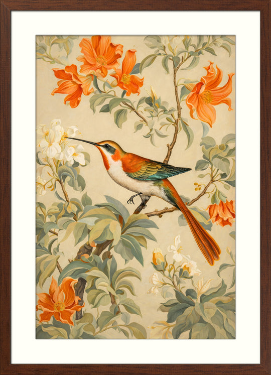 Hummingbird Wall Art Prints Set of 2