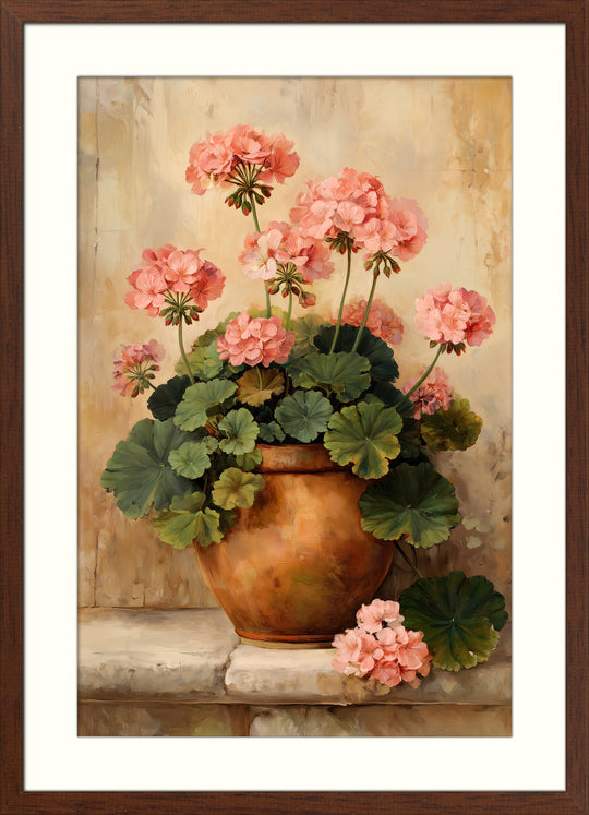 Pink Geranium Art Print
