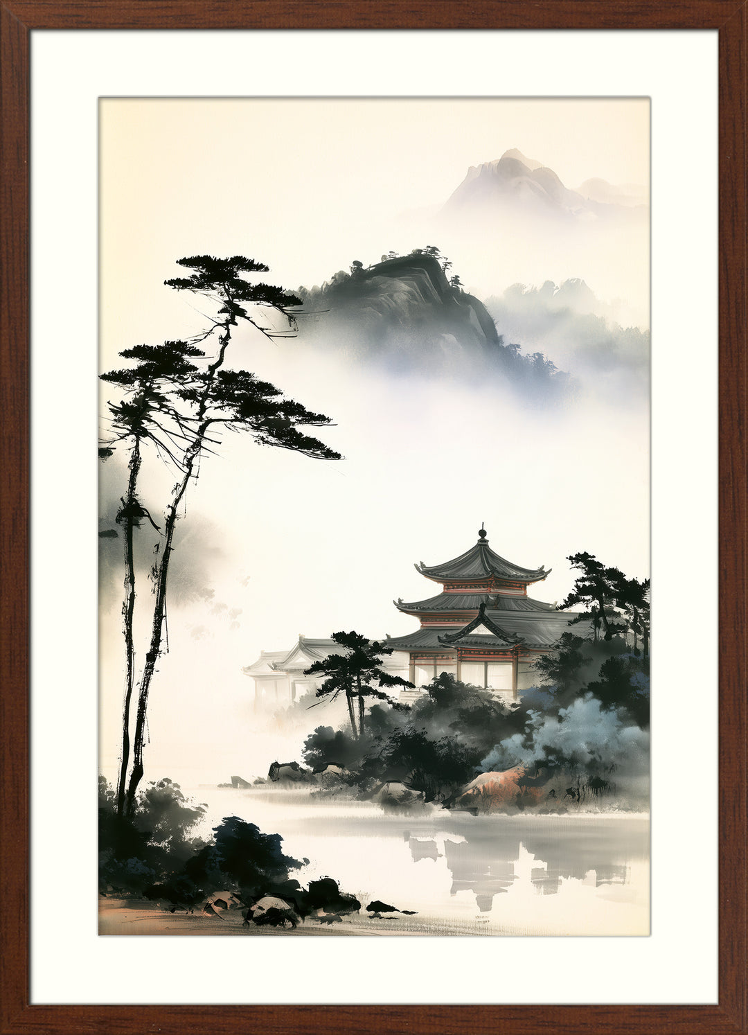 Japanese Temple Art Print
