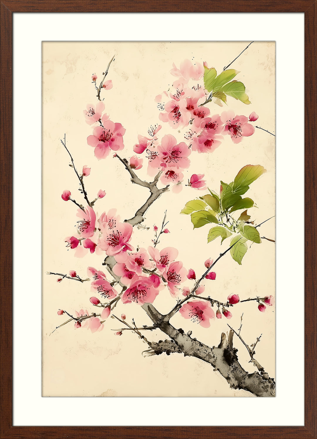 Japanese Botanical Wall Decor