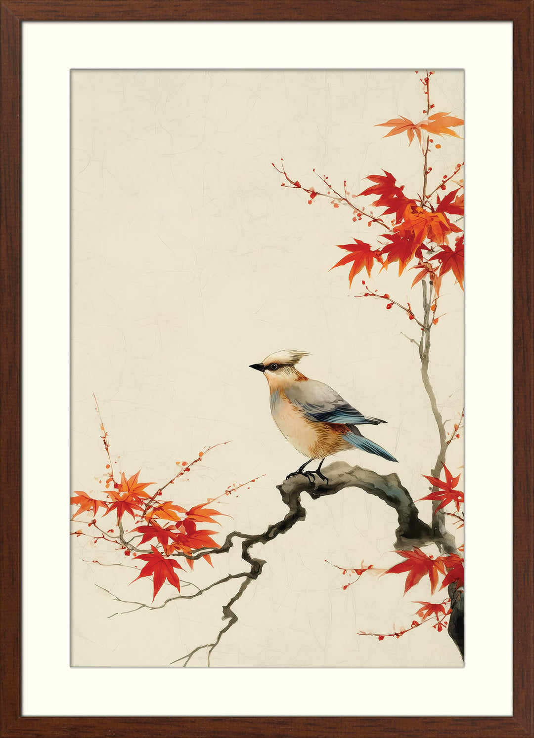Bird on Maple Branch