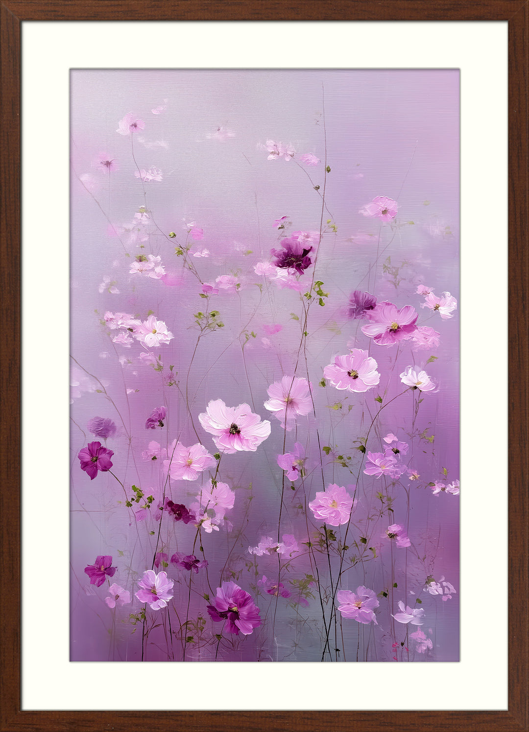Pink Floral Art Print