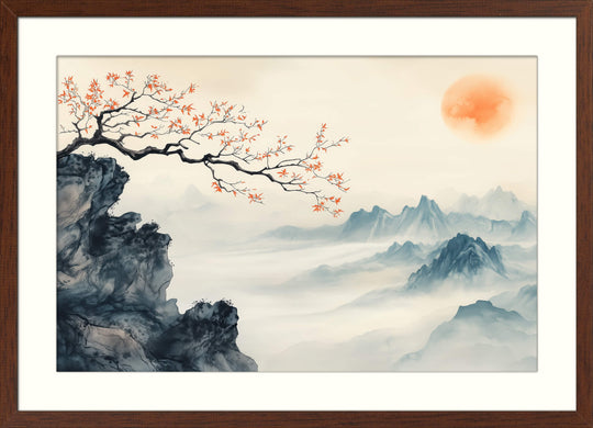 Misty Mountain Landscape