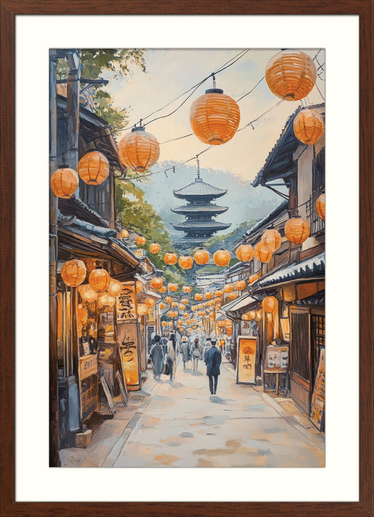 Pagoda Path with Lanterns