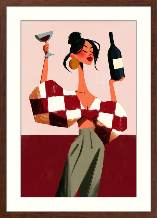 Wine Lover Art Print