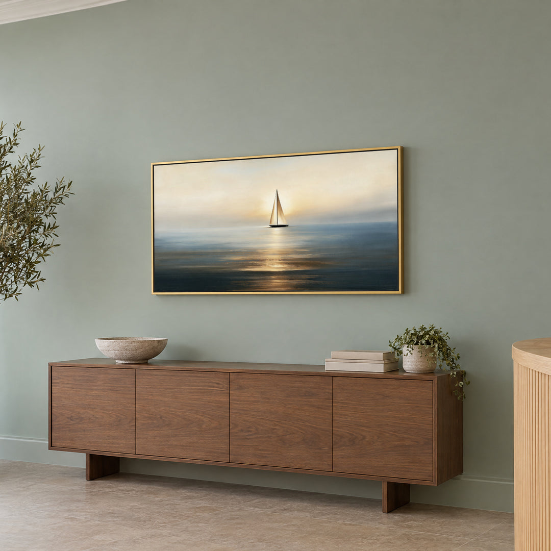 Golden Sunset Wall Art