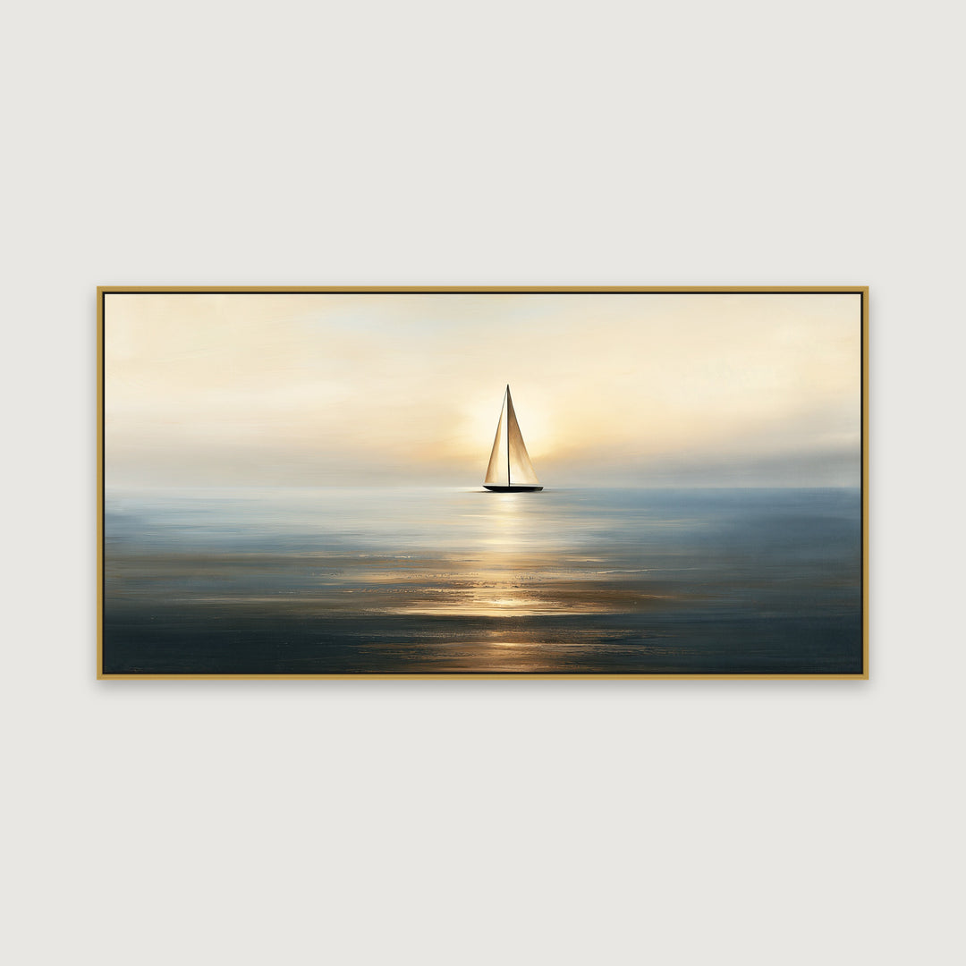 Golden Sunset Wall Art