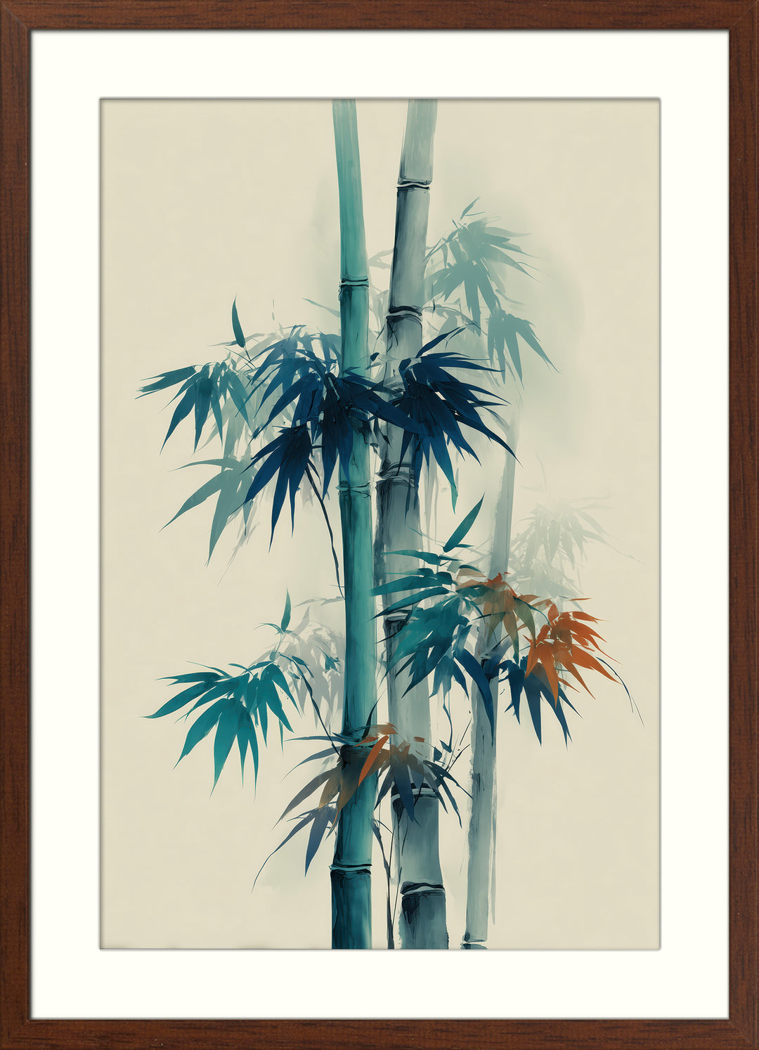 Bamboo Wall Art Prints Set of 3