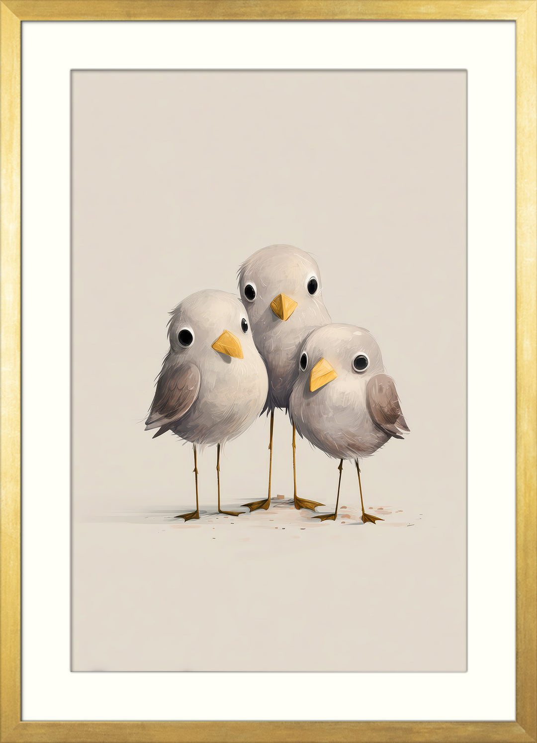 Cute Bird Wall Art Print