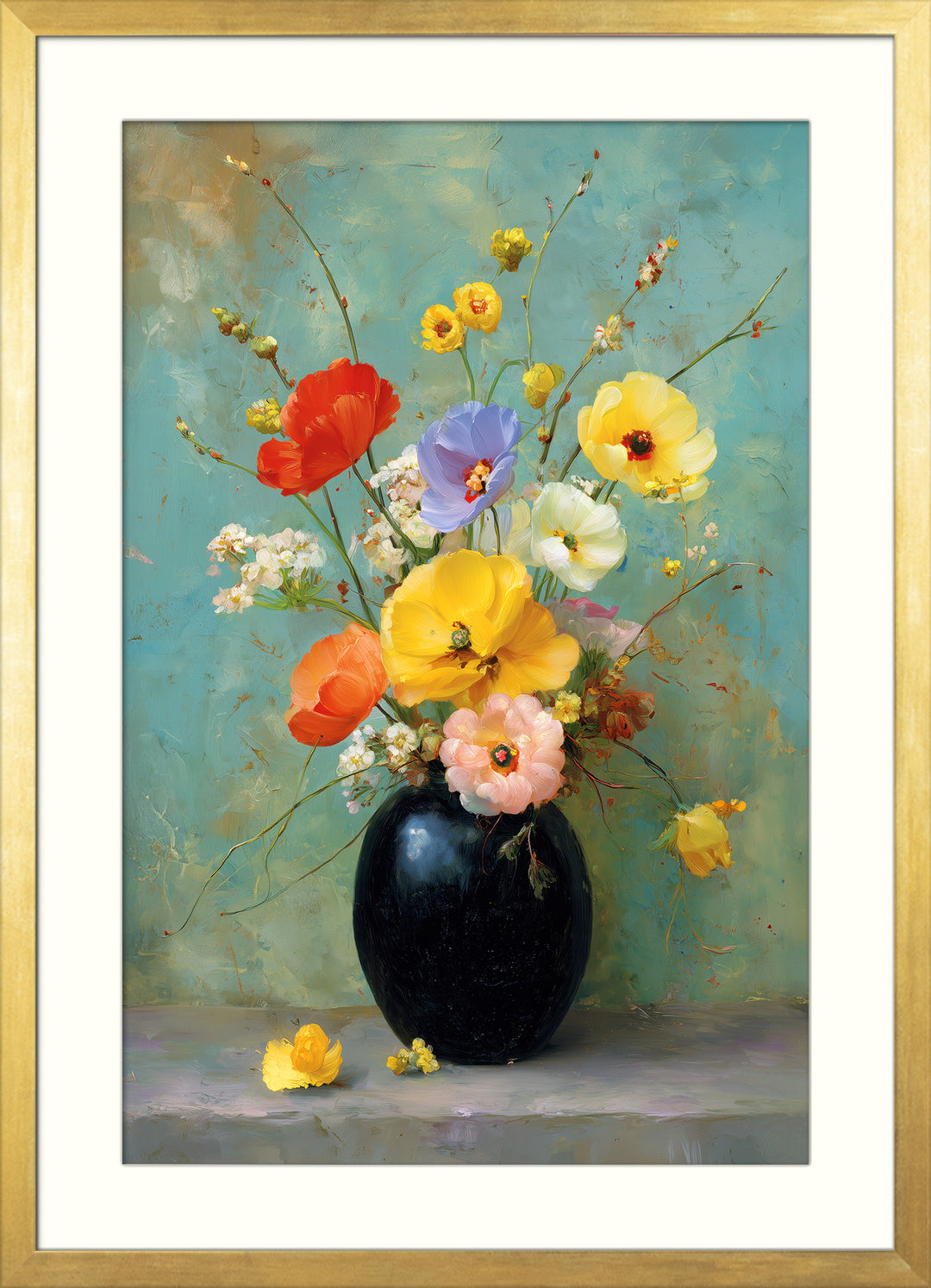 Floral Vase Art Print