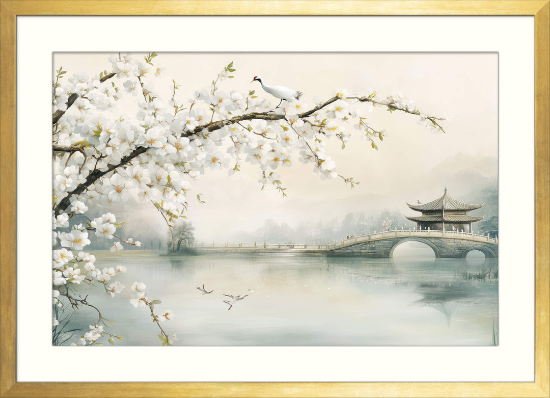 Cherry Blossom Lake