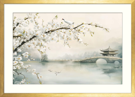 Cherry Blossom Lake
