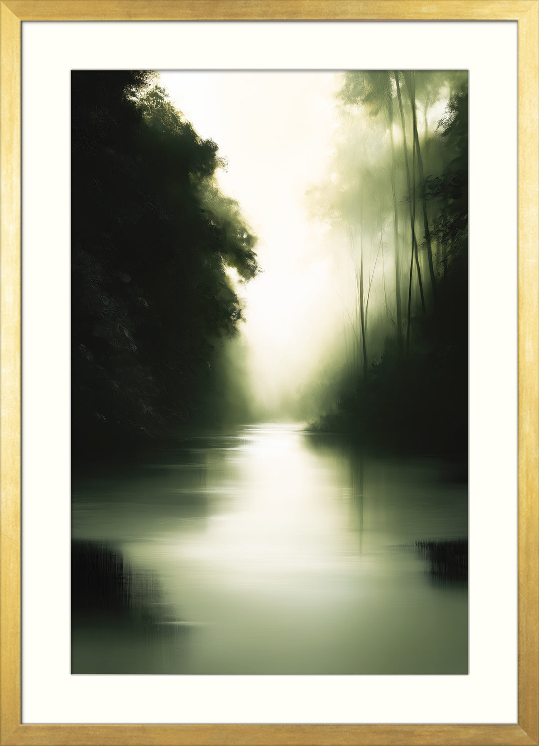 Misty Forest Art Print