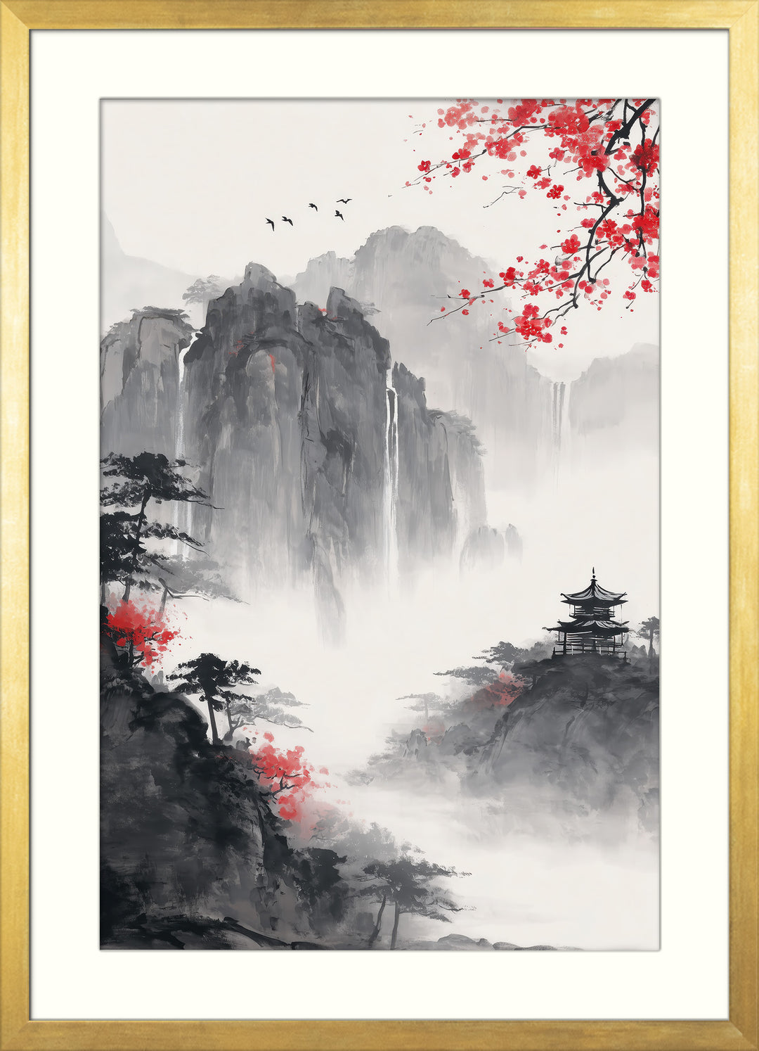 Mountain Waterfall