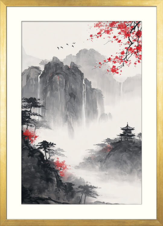 Mountain Waterfall