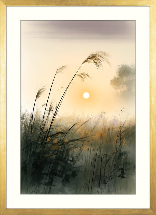 Sunset Meadow Art Print