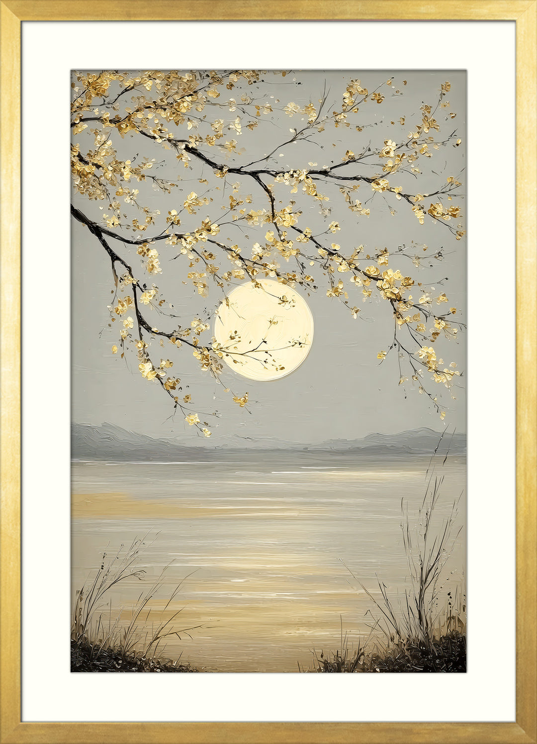 Golden Blossom Art Print