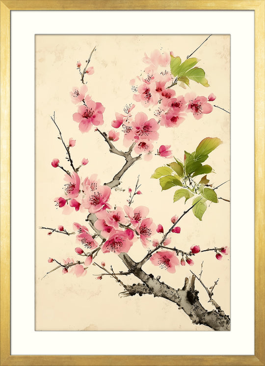 Japanese Botanical Wall Decor
