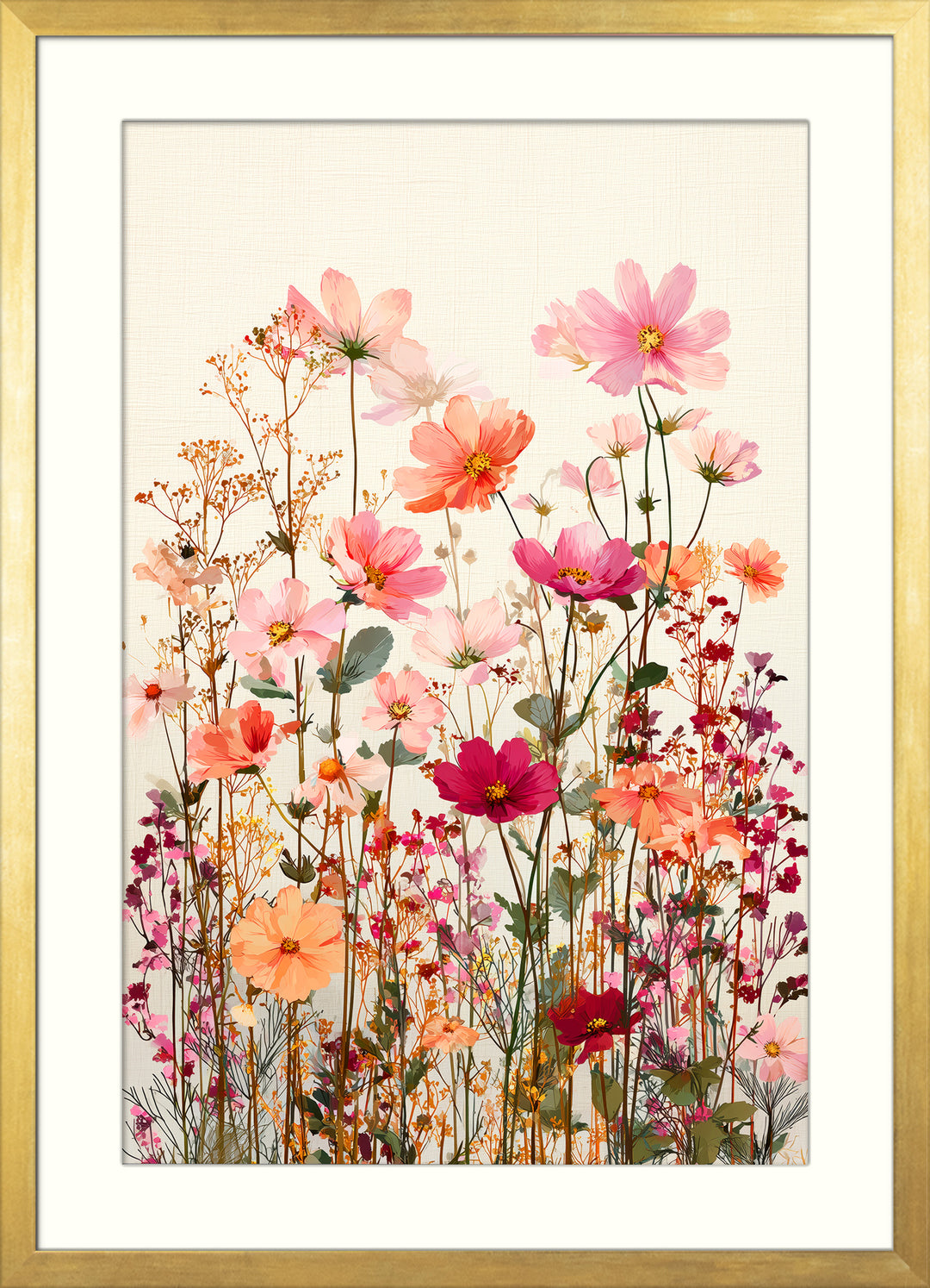 Pink Wildflower Art Print