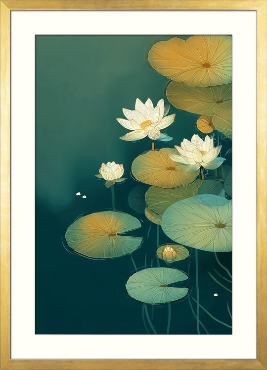 Teal Botanical Wall Decor