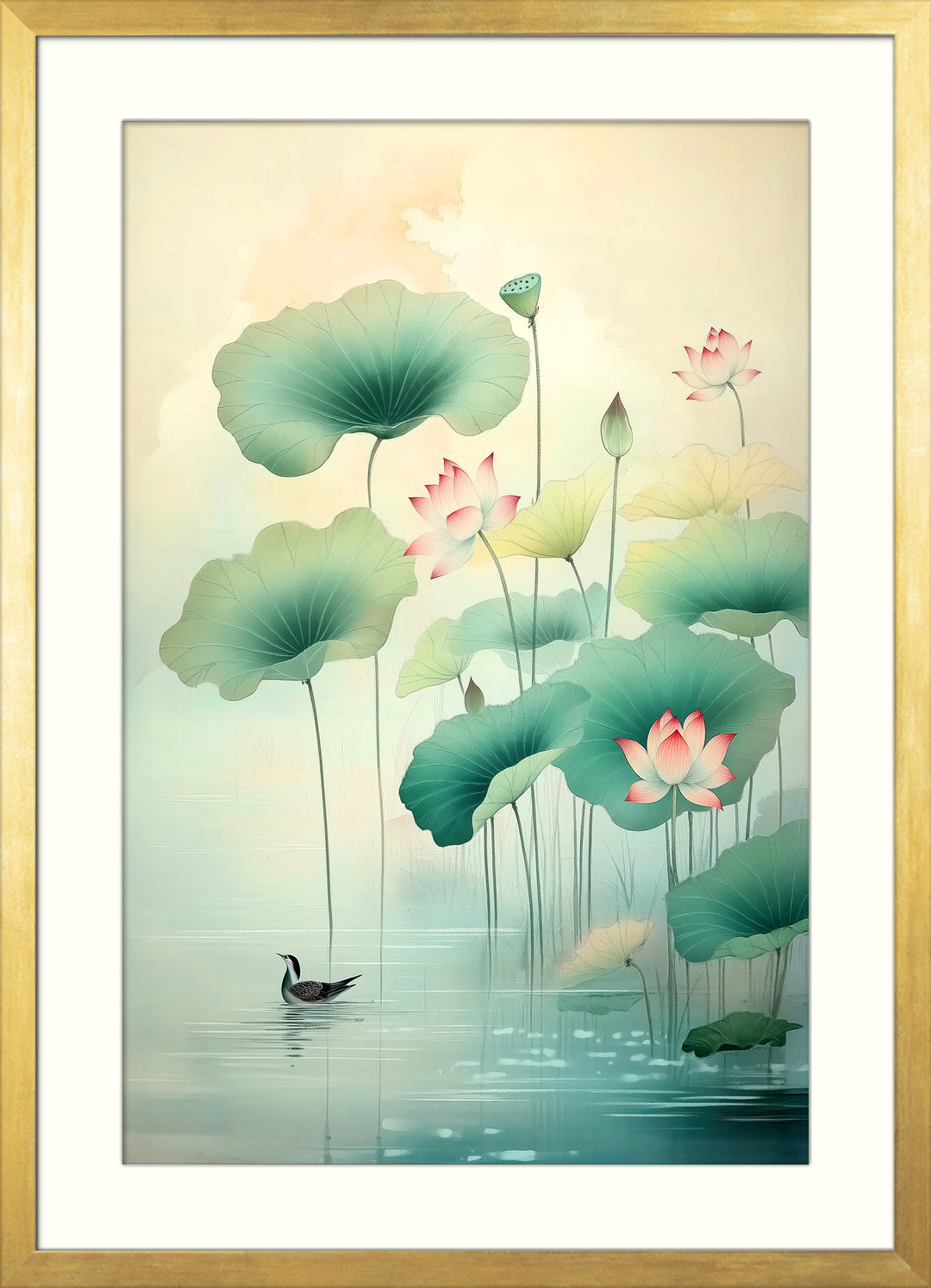 Lotus Flower Wall Art
