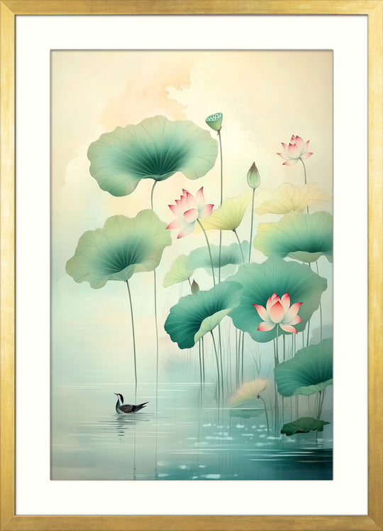 Lotus Flower Wall Art