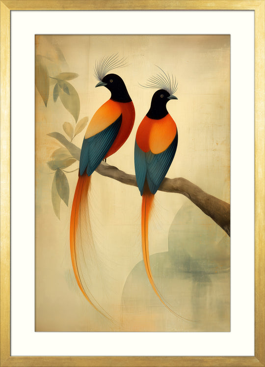 Tropical Birds Wall Art Print