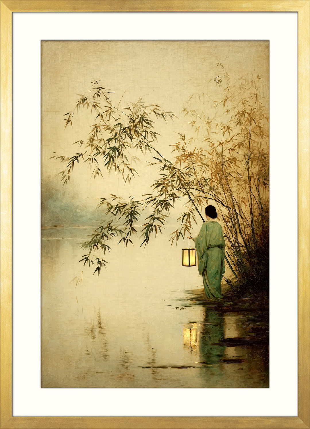 Japanese Bamboo Art Print