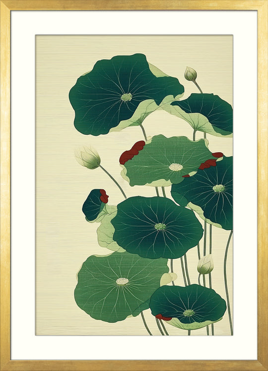 Lotus Leaf Art Print