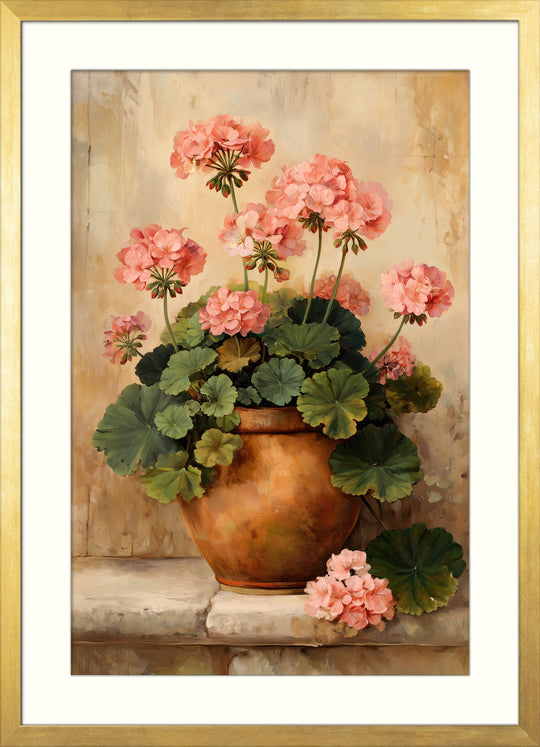 Pink Geranium Art Print